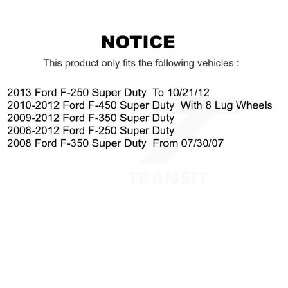 Plaquettes de frein à disque semi-métalliques arrière, pour Ford F-350 Super Duty F-250 F-450
