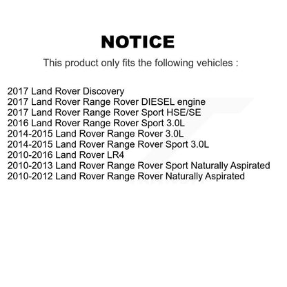 Plaquettes de frein à disque semi-métalliques avant pour Land Rover Range Sport LR4 Discovery