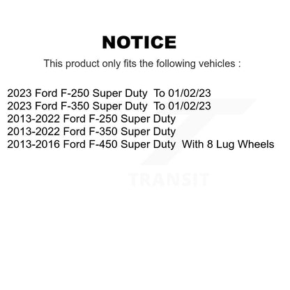 Plaquettes de frein à disque semi-métalliques avant, pour Ford F-350 Super Duty F-250 F-450