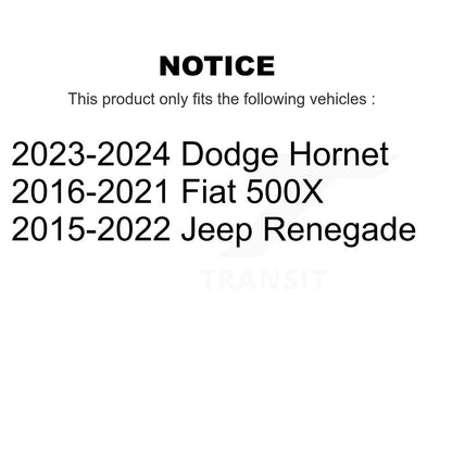 Plaquettes de frein à disque semi-métalliques arrière pour Jeep Renegade Fiat 500X SIM-1809