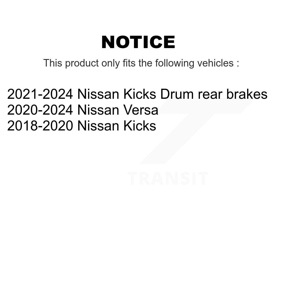 Plaquettes de frein à disque semi-métalliques avant pour Nissan kick Versa SIM-2038