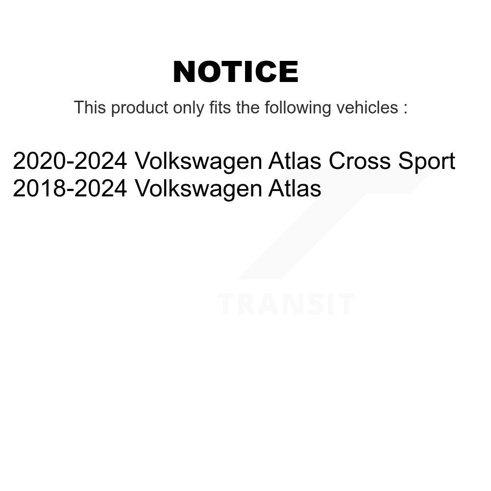 Plaquettes de frein à disque semi-métalliques avant pour Volkswagen Atlas Cross Sport SIM-2074