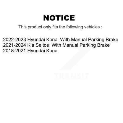 Plaquettes de frein à disque semi-métalliques arrière, pour Hyundai Kona Kia Seltos SIM-2188