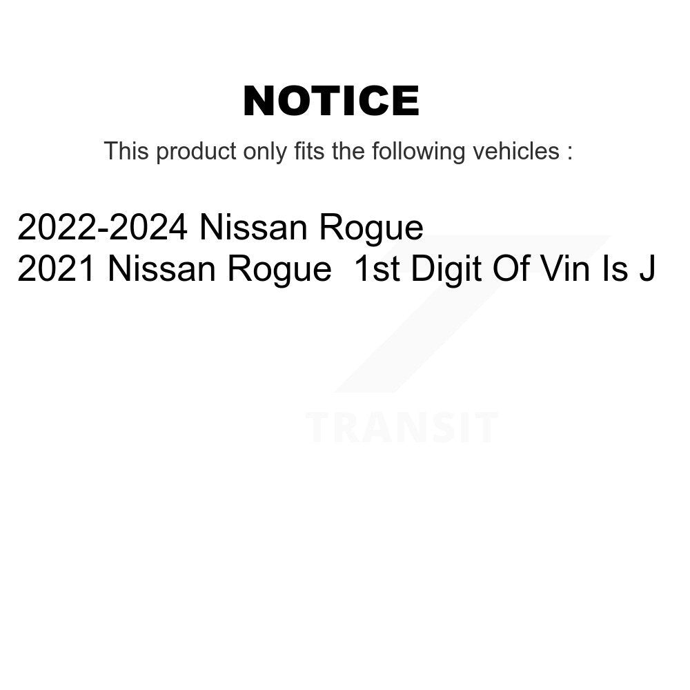Plaquettes de frein à disque semi-métalliques avant pour Nissan Rogue SIM-2375