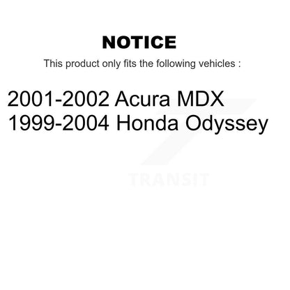 Plaquettes de frein à disque semi-métalliques avant pour Honda Odyssey Acura MDX SIM-793