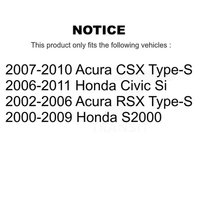Plaquettes de frein à disque semi-métalliques avant, pour Honda Civic Acura CSX RSX S2000 SIM-829