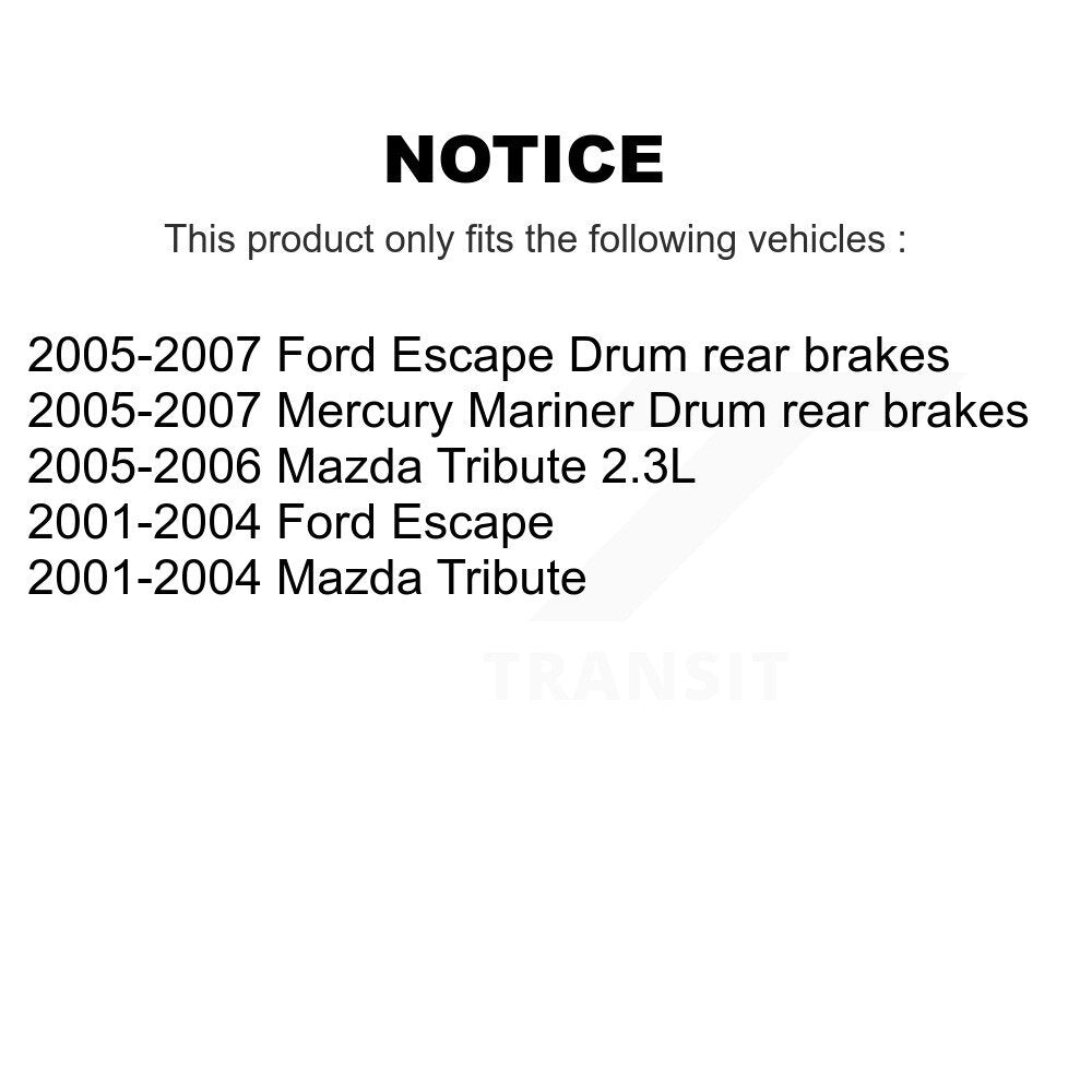 Plaquettes de frein à disque semi-métalliques avant, pour Ford Escape Mazda hommage Mercury