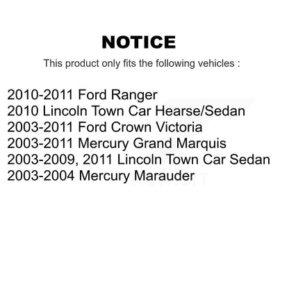 Étrier de frein arrière pour Ford Ranger Crown Victoria Lincoln Town Car Mercury Gran
