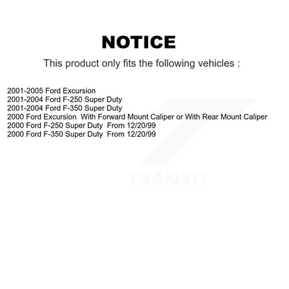 Étrier de frein à disque arrière pour Ford F-350 Super Duty F-250 Excursion SLC-18B4752