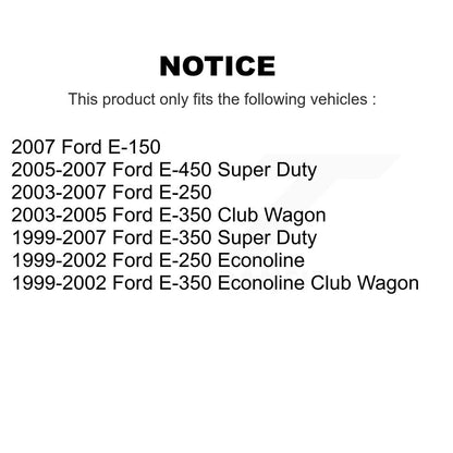 Étrier de frein avant droit pour Ford E-350 Super Duty E-250 Club Wagon Econoline