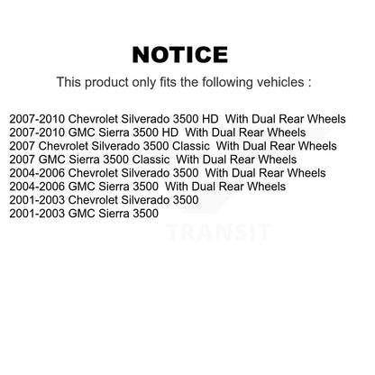 Étrier de frein à disque arrière gauche, pour Chevrolet GMC Sierra 3500 Silverado HD Classic