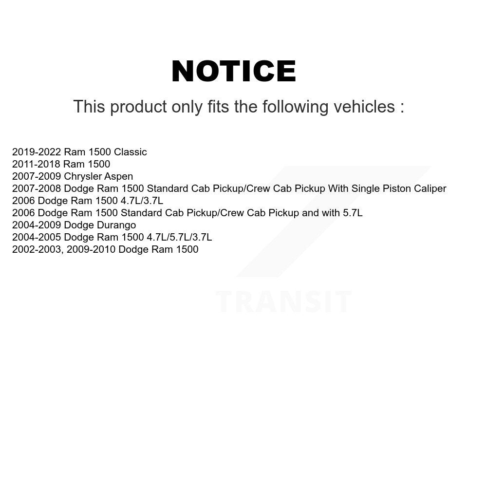 Étrier de frein à disque arrière droit, pour Ram 1500 Classic Dodge Durango Chrysler Aspen