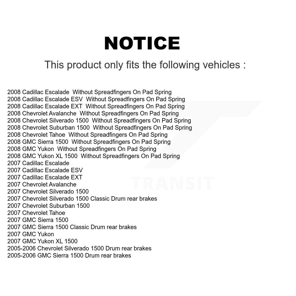 Étrier de frein avant gauche pour Chevrolet GMC Silverado 1500 Sierra Avalanche Taho