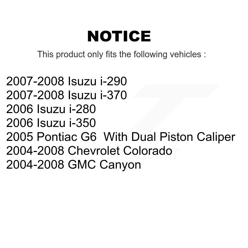 Étrier de frein à disque avant gauche, pour Chevrolet Colorado GMC Canyon Pontiac G6 Isuz