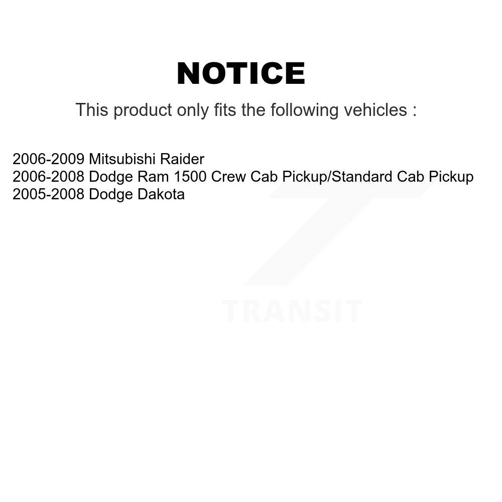 Étrier de frein à disque avant droit, pour Dodge Ram 1500 Dakota Mitsubishi Raider