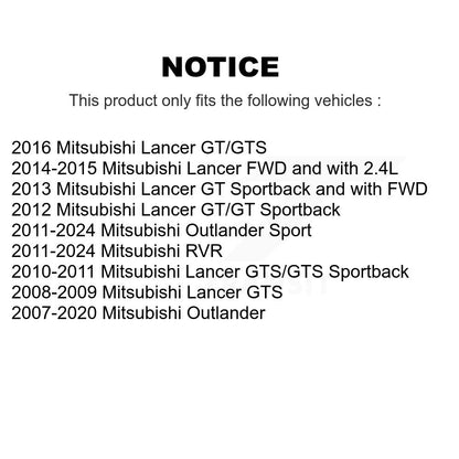 Étrier de frein à disque avant droit pour Mitsubishi RVR Outlander Lancer Sport