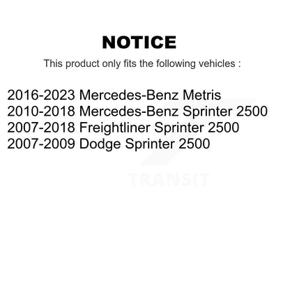 Étrier de frein à disque avant droit pour Mercedes-Benz Sprinter 2500 Metris Dodge