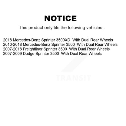 Étrier de frein à disque arrière droit pour Sprinter 3500 Mercedes-Benz Dodge Freightline