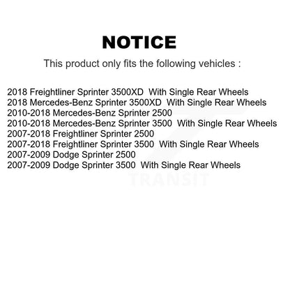 Étrier de frein arrière droit pour Mercedes-Benz Sprinter 2500 3500 Dodge Freightline