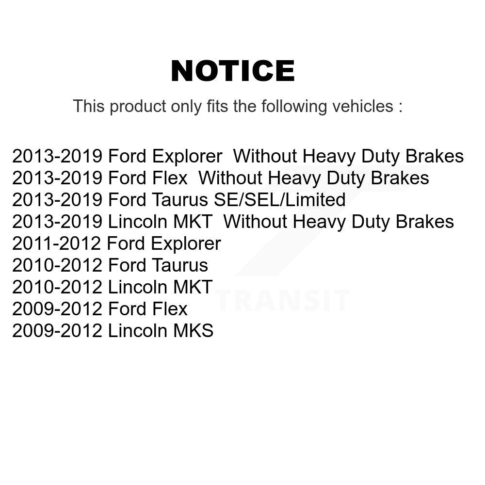 Étrier de frein à disque avant droit, pour Ford Explorer Flex Taurus Lincoln MKT MKS