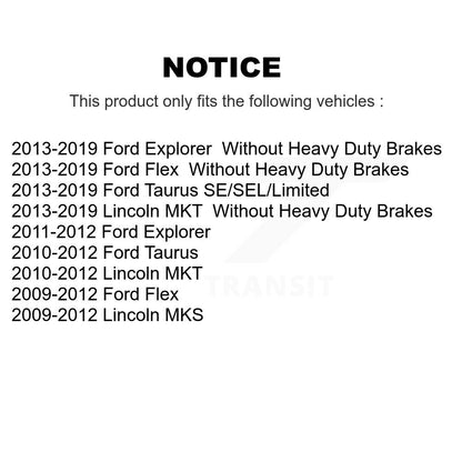 Étrier de frein à disque avant droit, pour Ford Explorer Flex Taurus Lincoln MKT MKS