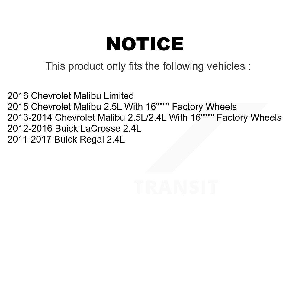 Étrier de frein à disque avant gauche, pour Chevrolet Malibu Buick Regal LaCrosse Limited