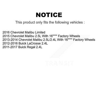 Étrier de frein à disque avant droit, pour Chevrolet Malibu Buick Regal LaCrosse Limite
