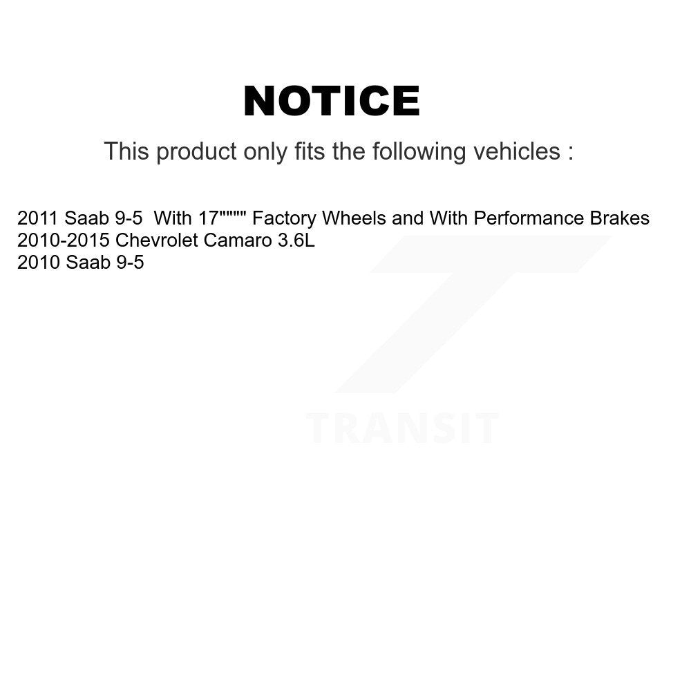 Étrier de frein à disque avant gauche pour Chevrolet Camaro Saab 9-5 SLC-18B5275