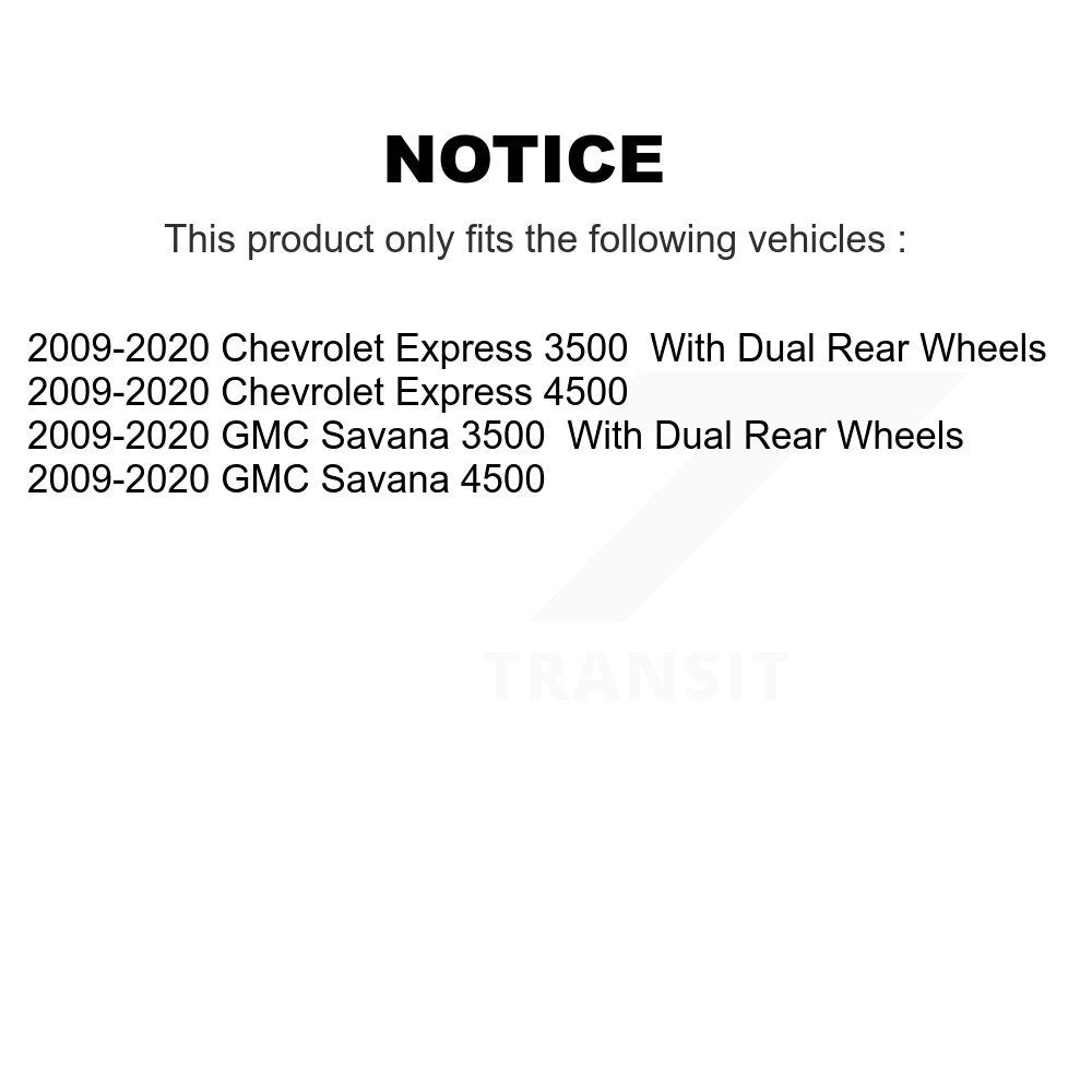 Étrier de frein arrière droit pour GMC Savana 2009 2020 Chevrolet Express 3500 4500