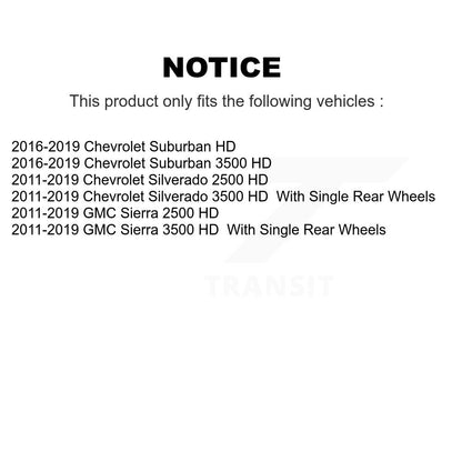 Étrier de frein arrière gauche pour GMC Chevrolet Sierra 2500 HD Silverado 3500 banlieue
