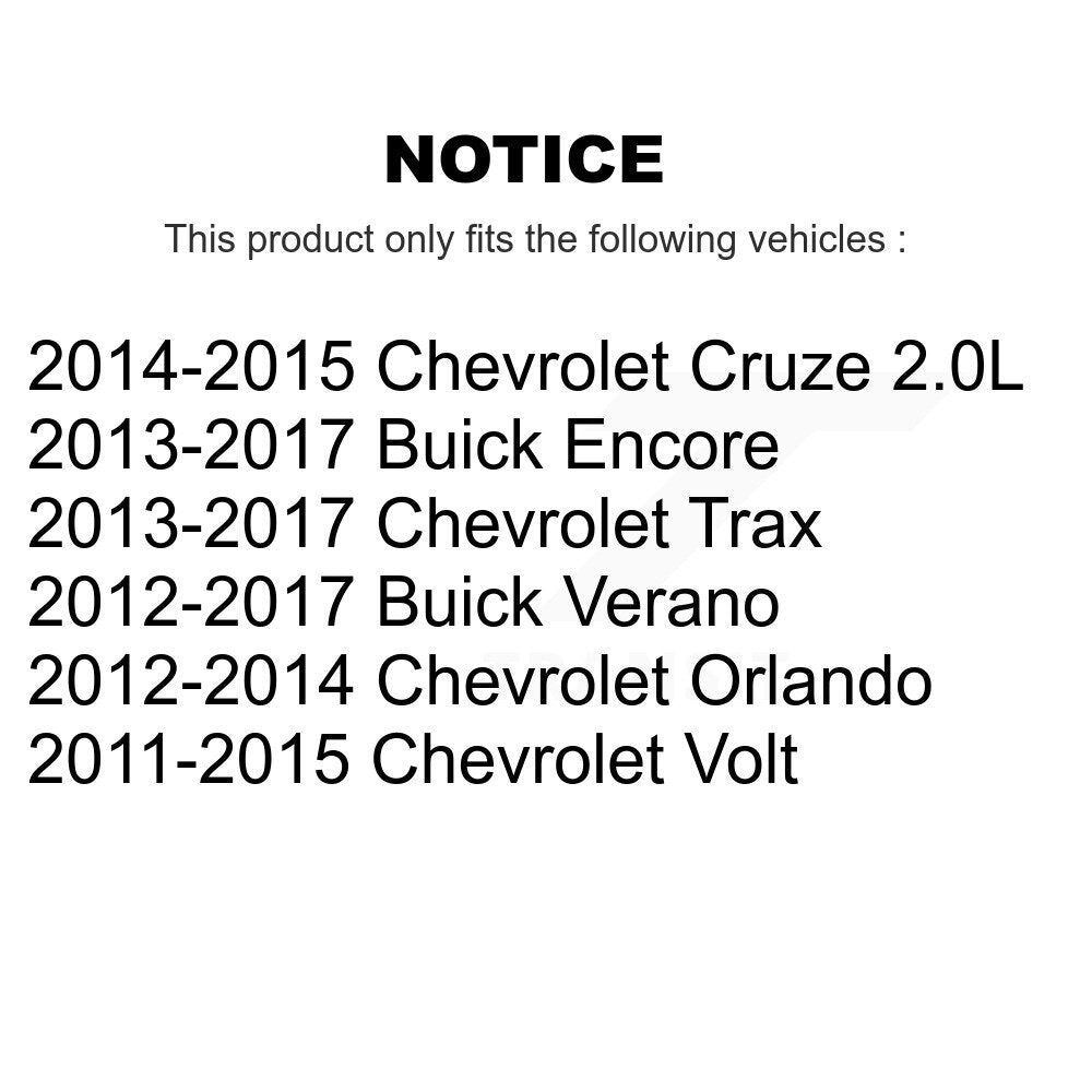 Étrier de frein avant droit pour Chevrolet Cruze Buick Trax Verano Encore Orlando