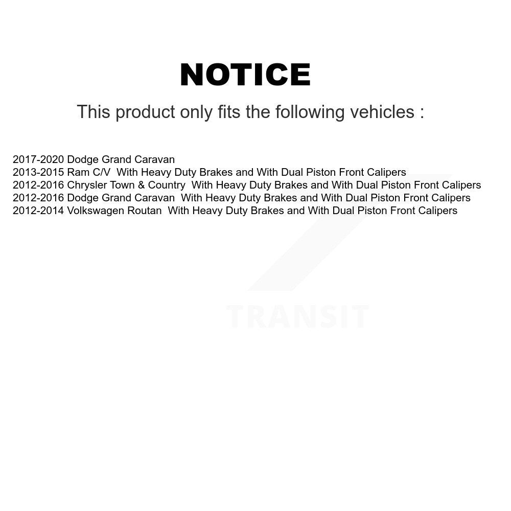 Étrier de frein arrière droit pour Dodge Grand Caravan Chrysler Town & Country Ram C/