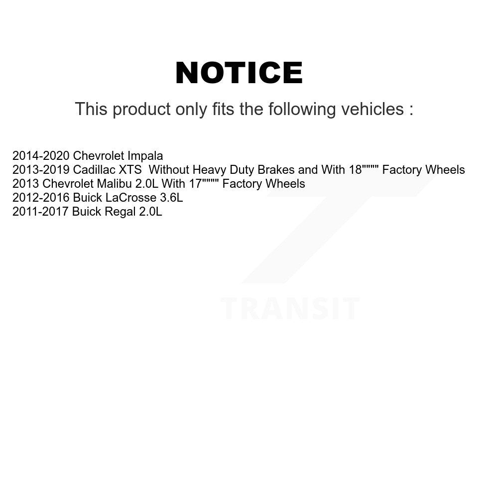 Étrier de frein arrière gauche pour Chevrolet Impala Buick Regal crosse Malibu XTS