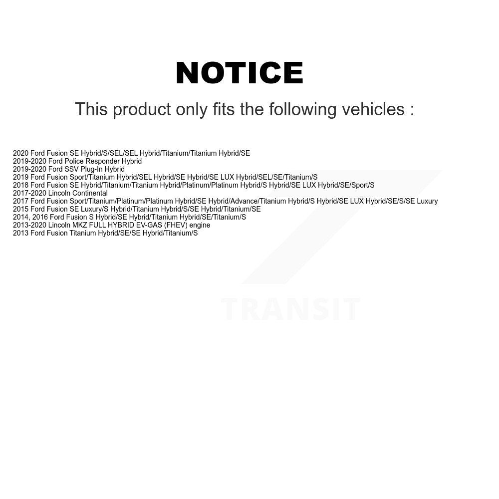 Étrier de frein arrière droit pour Ford Fusion Lincoln MKZ Continental Police hybride