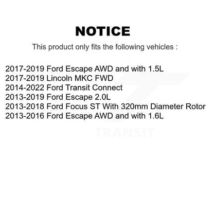 Étrier de frein à disque avant droit, pour Ford Escape Focus Transit Connect Lincoln MK