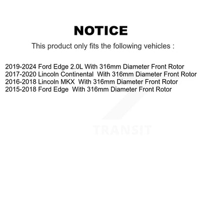 Étrier de frein à disque avant gauche, pour Ford Edge Lincoln MKX Continental SLC-18B5502