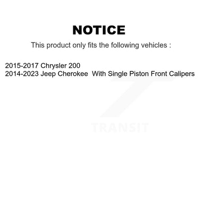 Étrier de frein à disque arrière gauche pour Jeep Cherokee Chrysler 200 SLC-18B5531