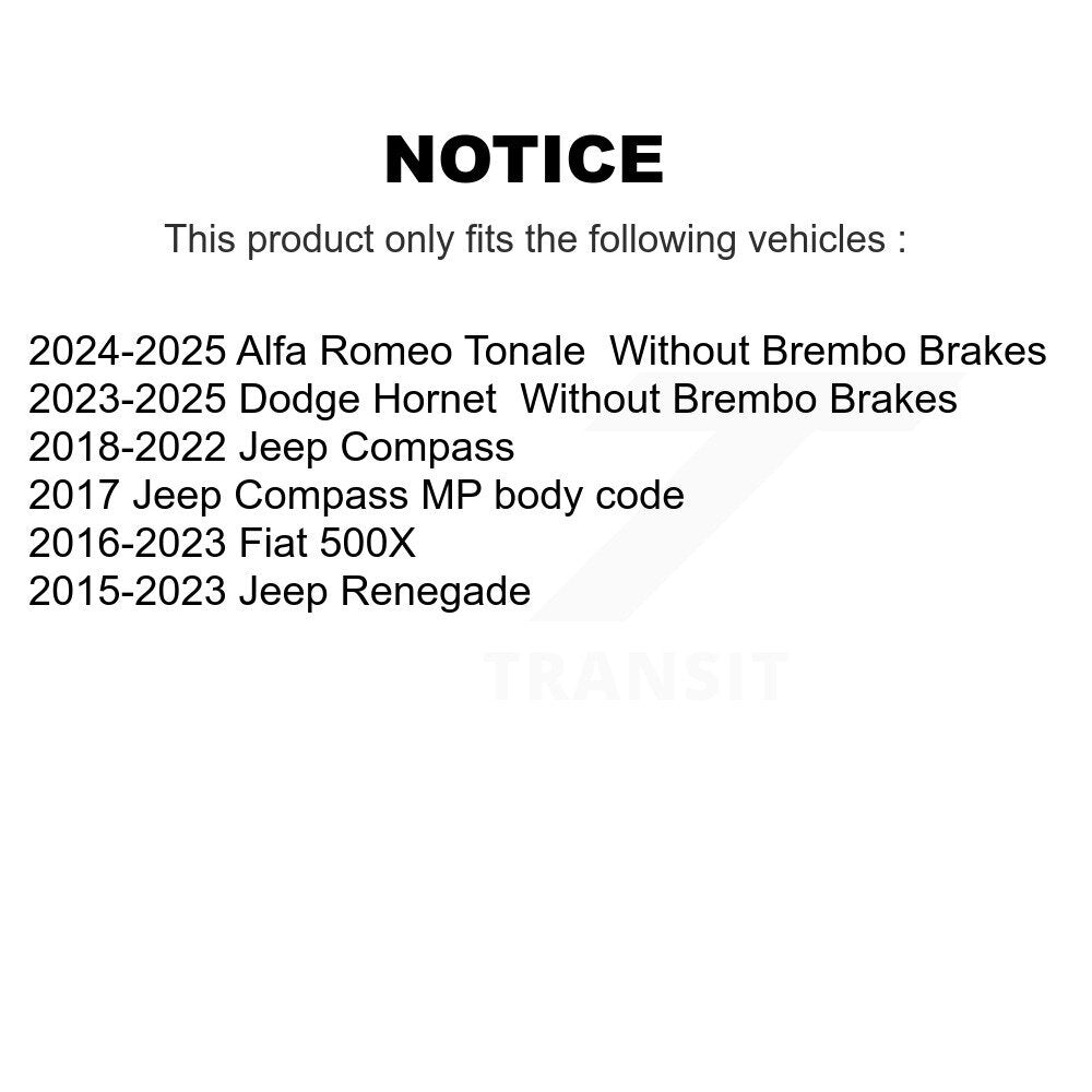Étrier de frein arrière gauche pour Jeep Compass Renegade Dodge Hornet Fiat 500X Alfa