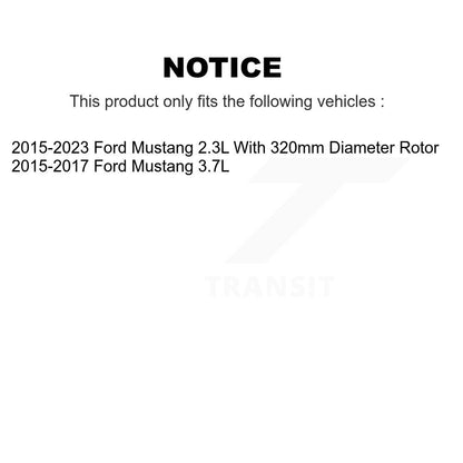 Étrier de frein à disque arrière droit pour Ford Mustang SLC-18B5570