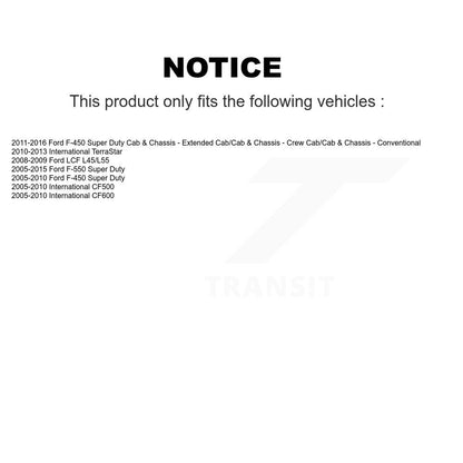 Étrier de frein gauche pour Ford F-450 Super Duty F-550 International LCF CF500 CF60