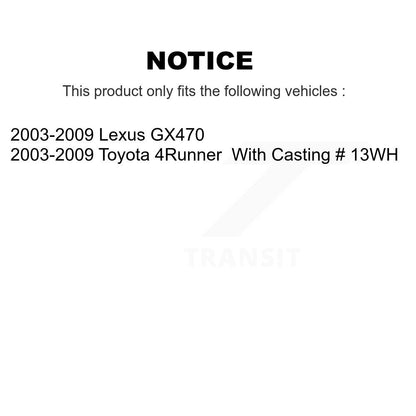 Étrier de frein à disque avant gauche pour Toyota 4Runner Lexus GX470 2003-2009