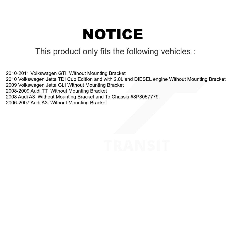 Étrier de frein à disque arrière droit, pour Volkswagen Jetta GTI Audi A3 TT SLC-196193