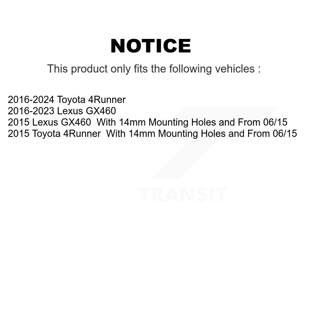 Étrier de frein à disque avant droit pour Toyota 4Runner Lexus GX460 SLC-197282