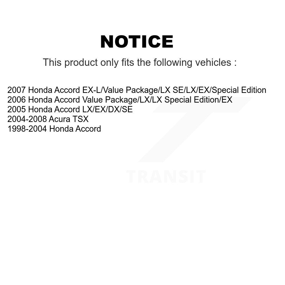 Étrier de frein à disque arrière droit pour Honda Accord Acura TSX SLC-19B2068