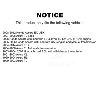 Étrier de frein à disque avant pour Honda Accord Acura TL TSX CL RL SLC-19B2585