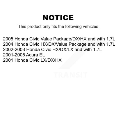 Étrier de frein à disque avant droit pour Honda Civic Acura EL SLC-19B2658