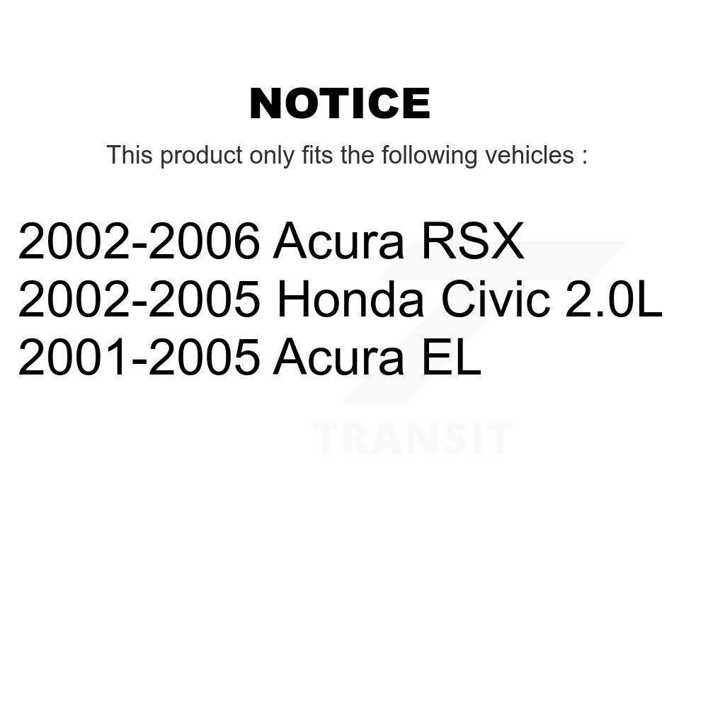 Étrier de frein à disque arrière gauche pour Honda Civic Acura EL RSX SLC-19B2679