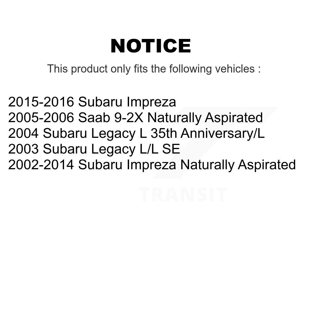 Étrier de frein à disque avant droit pour Subaru Impreza Legacy Saab 9-2X SLC-19B2682