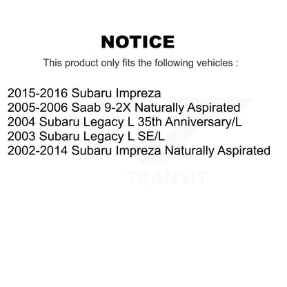 Étrier de frein à disque avant gauche pour Subaru Impreza Legacy Saab 9-2X SLC-19B2683
