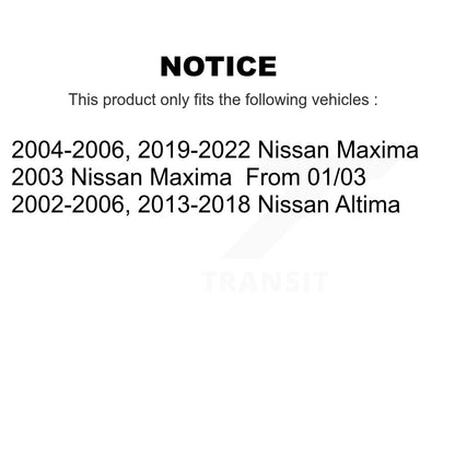 Étrier de frein à disque arrière droit pour Nissan Altima Maxima SLC-19B2781